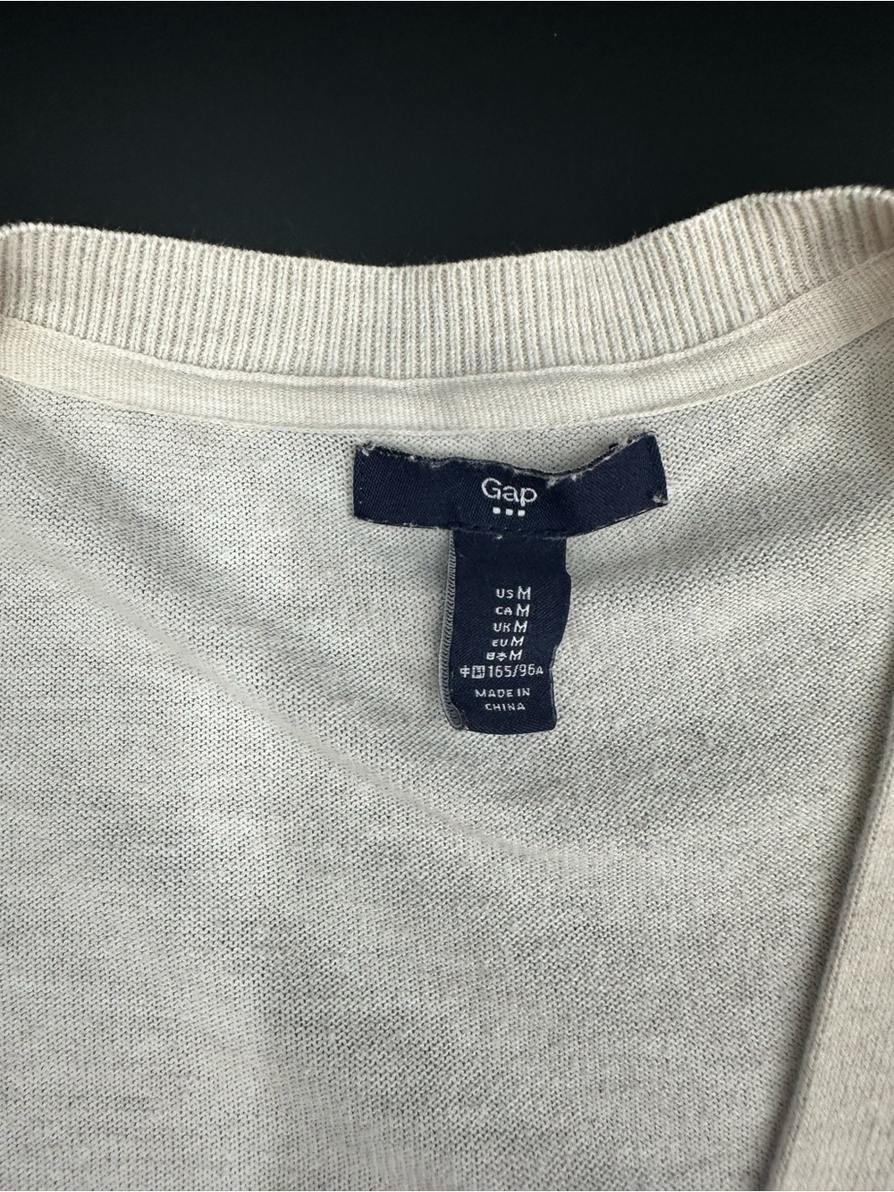 Gap Ivory Button Front Cardigan Womens Medium Coastal Quiet Luxury Lightweight - Picture 8 of 9
